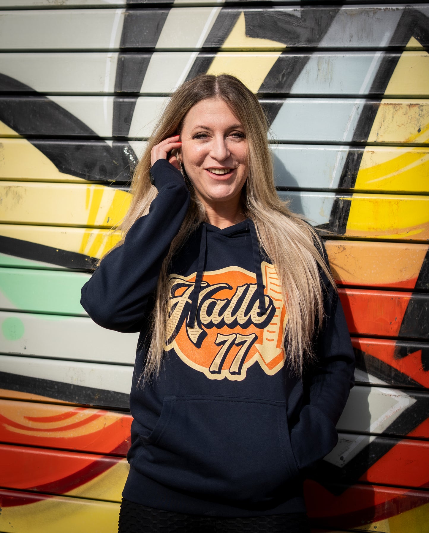 Hoodie -Halle77-