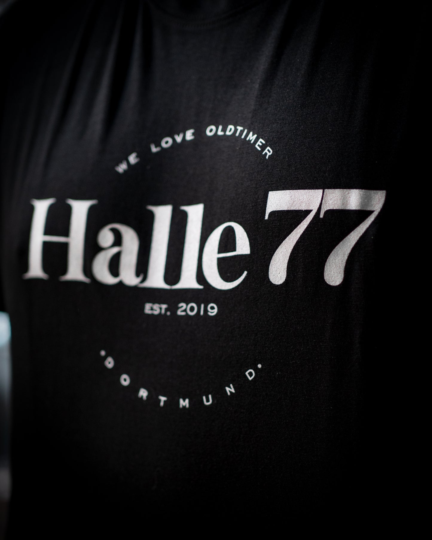 T-Shirt -Halle 77- We love Oldtimer