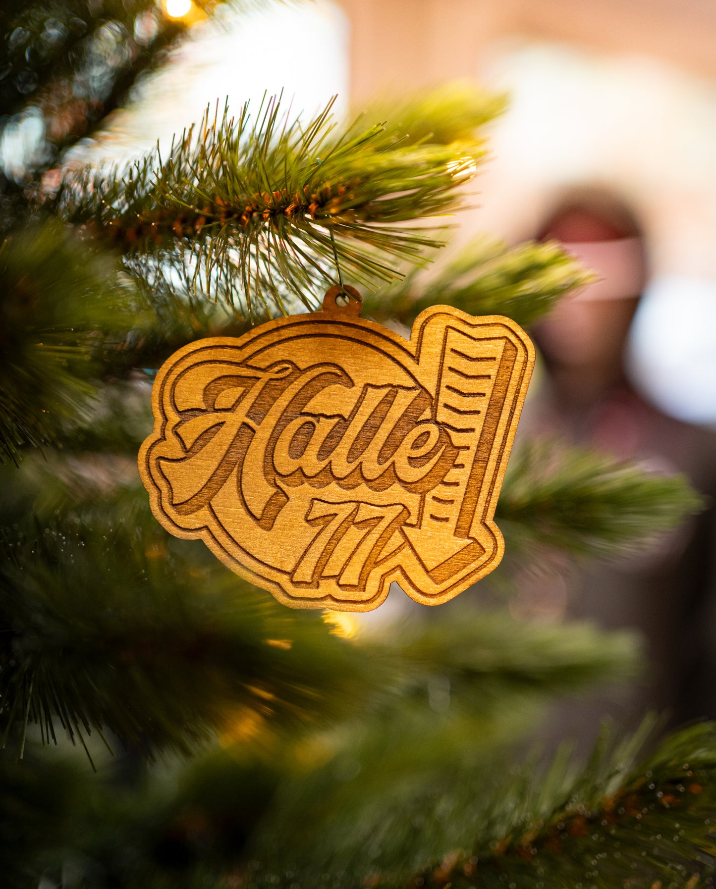 6 Christbaumanhänger -Halle77-