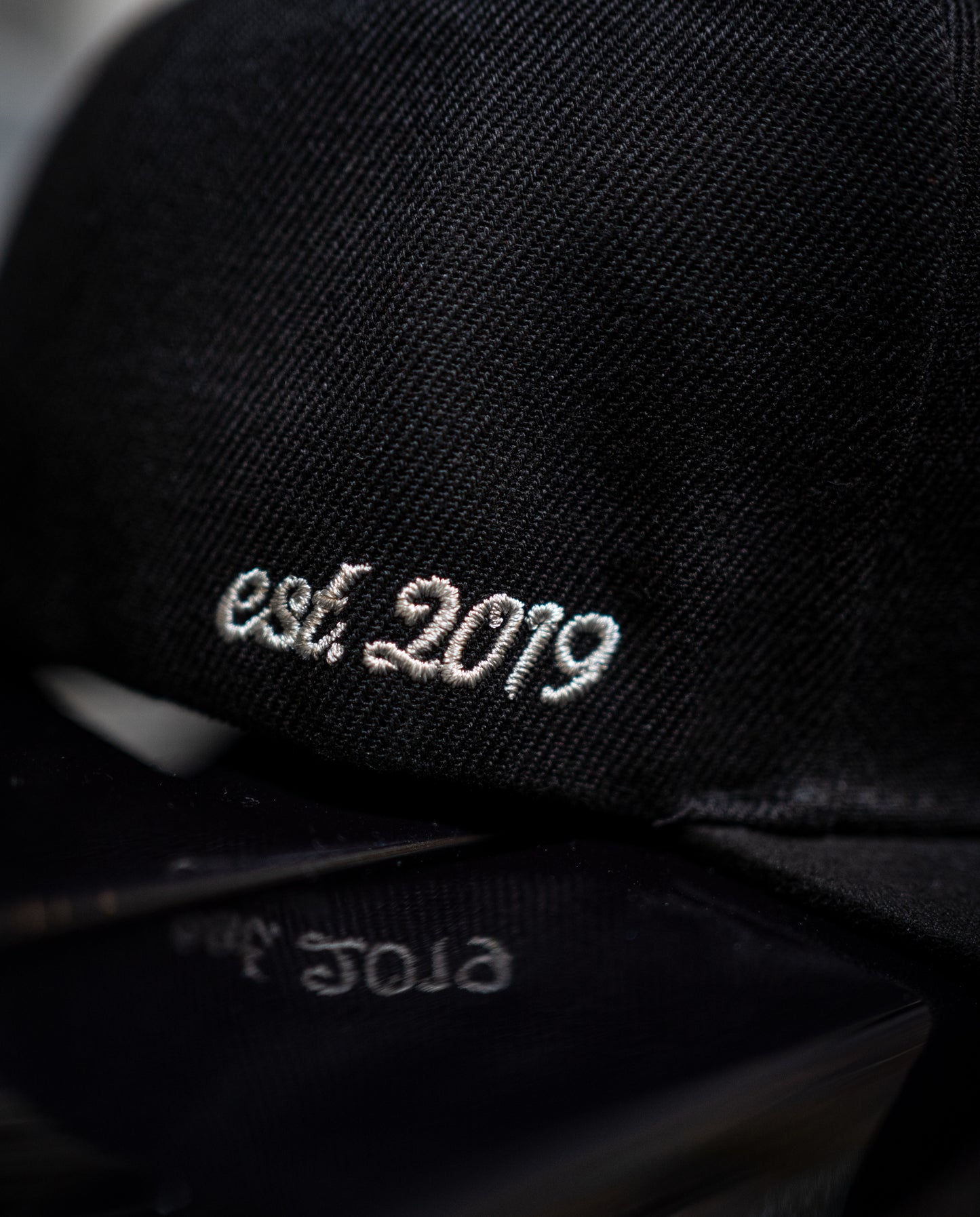 Snapback Flat Cap -Halle77- Schwarz