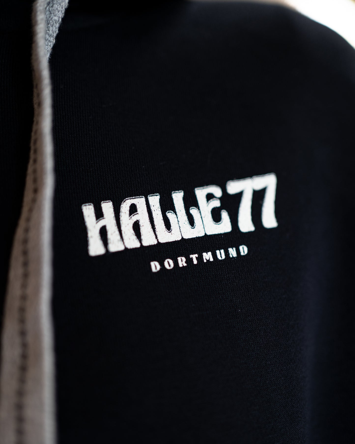 Zip Hoodie -Retro- mit Rückendruck