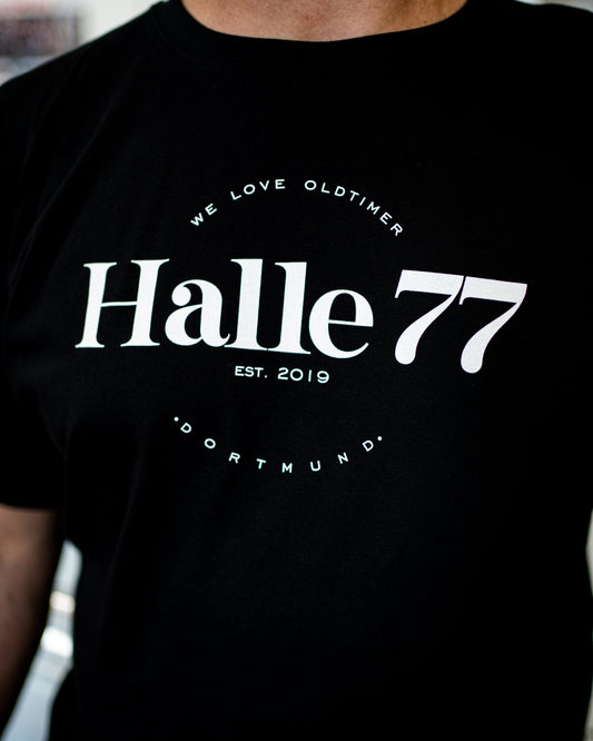 T-Shirt -Halle 77- We love Oldtimer