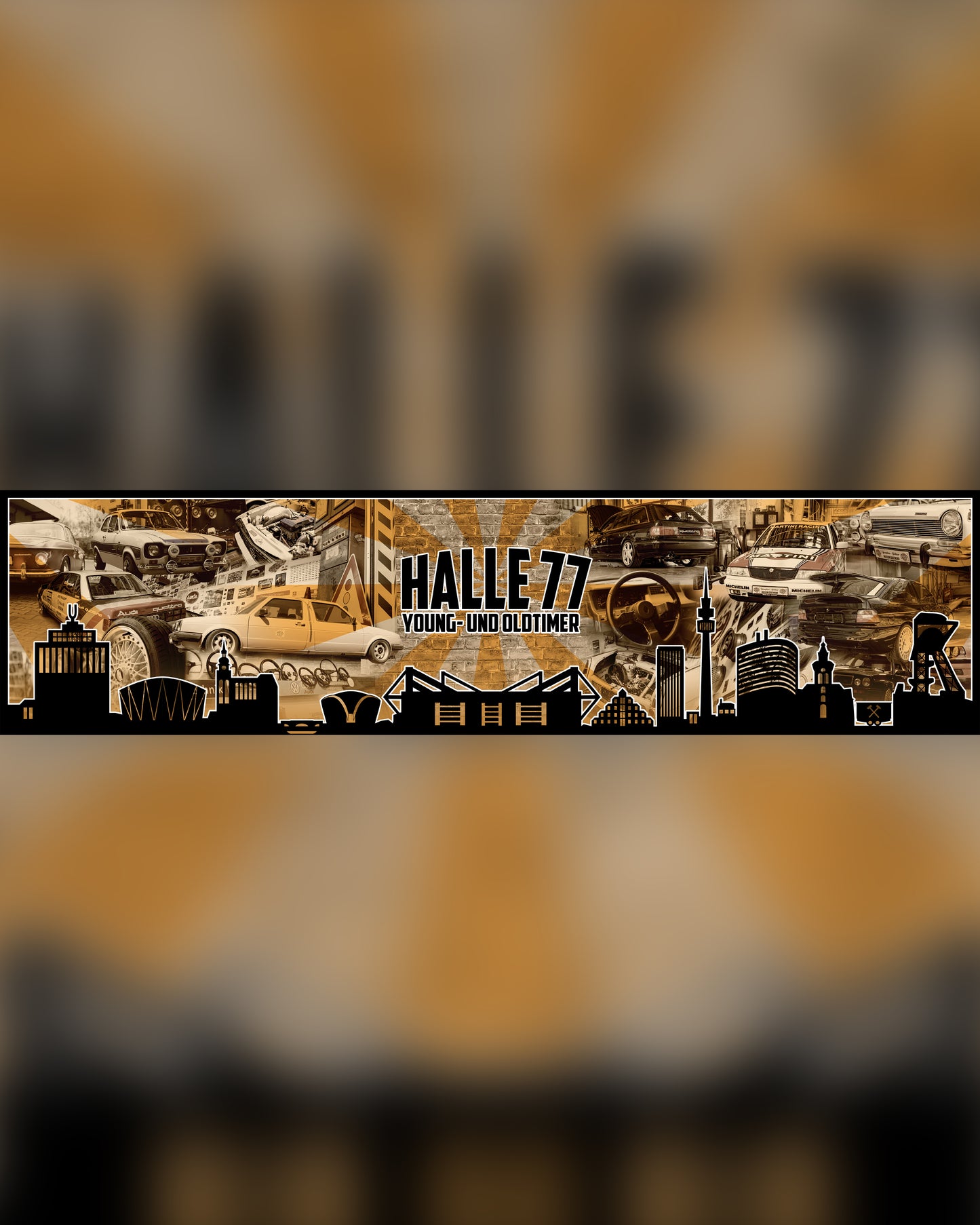 Werkstatt-Banner "Halle 77"