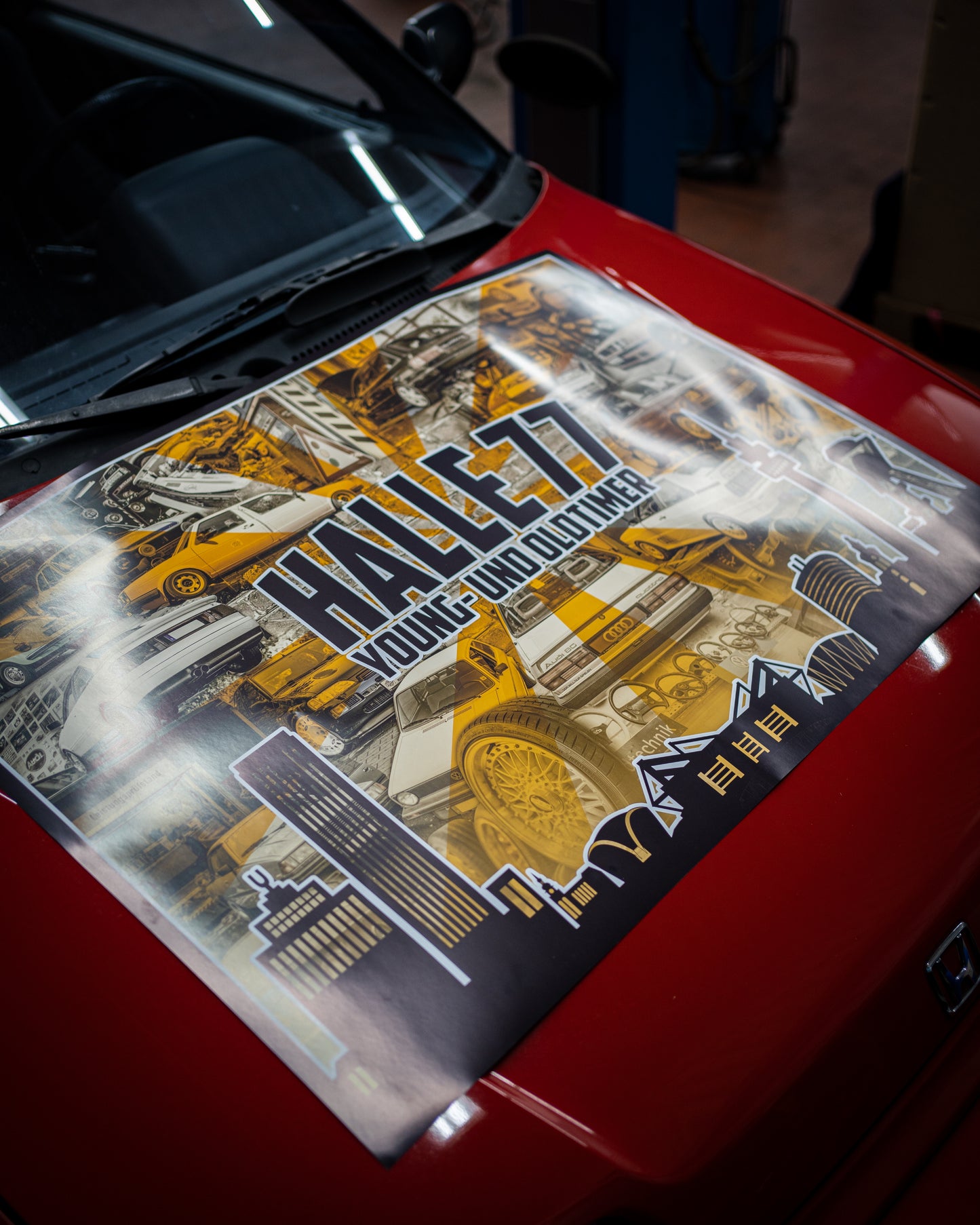 Poster "Halle 77"