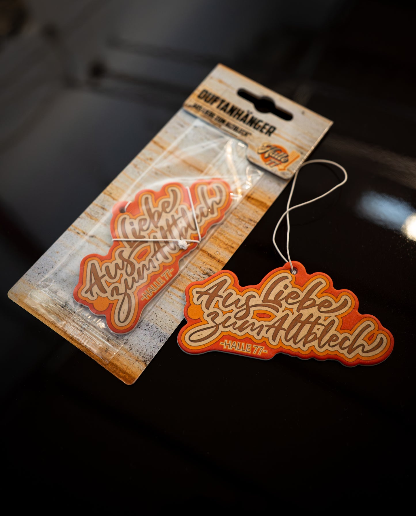 Duftanhänger "Aus Liebe zum Altblech"