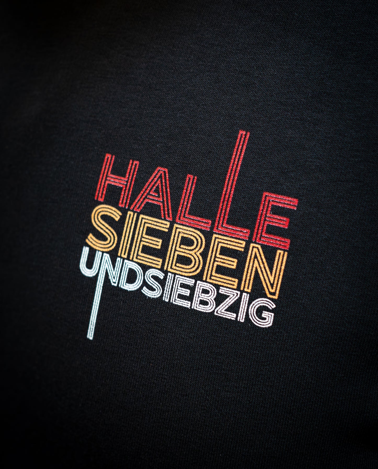 Pullover -Halle Siebenundsiebzig-