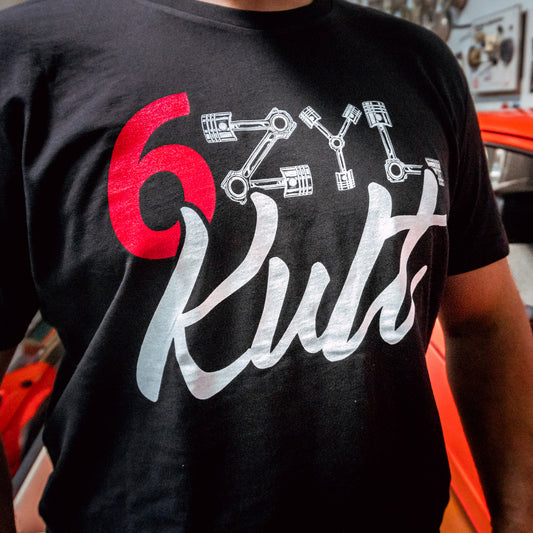 T-Shirt -6Zyl Kult- schwarz